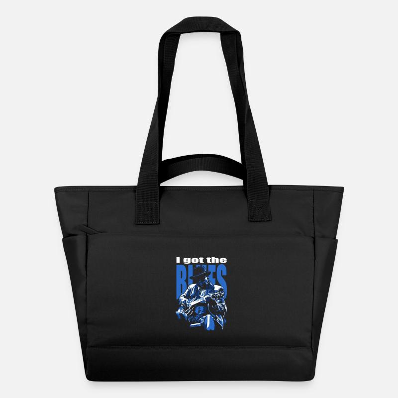 I got the blues - Sac matelassé déperlant - noir