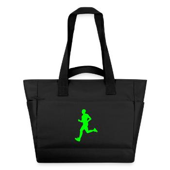 Laufende Männer 4 - Wasserabweisende Padded Bag - Schwarz - Vorne