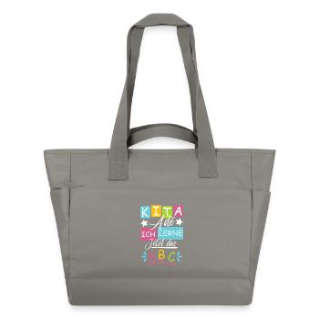 Daycare graduates 2026 - Water-Repellent Padded Bag - grey - Front