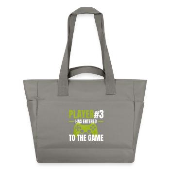 Player 3 enters the game - Water-Repellent Padded Bag - grey - Front