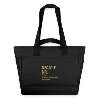 Discgolf - Wasserabweisende Padded Bag - Schwarz - Vorne