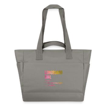 Longboarder - Wasserabweisende Padded Bag - Grau - Vorne