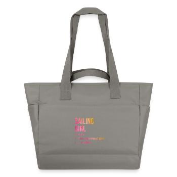 marin - Sac matelassé déperlant - gris - Devant