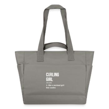 Curling - Water-Repellent Padded Bag - grey - Front