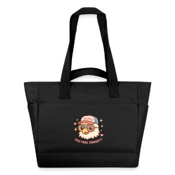 Du bist heute Abend frei, Adler, 4. Juli - Wasserabweisende Padded Bag - Schwarz - Vorne