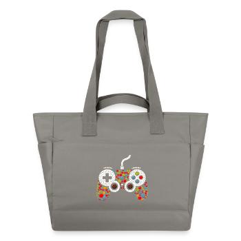 Manette de jeu Pointillist - Sac matelassé déperlant - gris - Devant