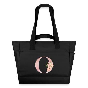C Florale Monogramme Pastel - Sac matelassé déperlant - noir - Devant