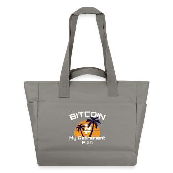 Bitcoin - 21 Million - Cryptocurrency - Wasserabweisende Padded Bag - Grau - Vorne