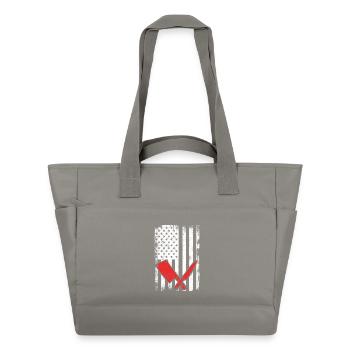 4. Juli USA Metzger - Wasserabweisende Padded Bag - Grau - Vorne