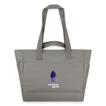 you gotta to be squidding - Water-Repellent Padded Bag - grey - Front