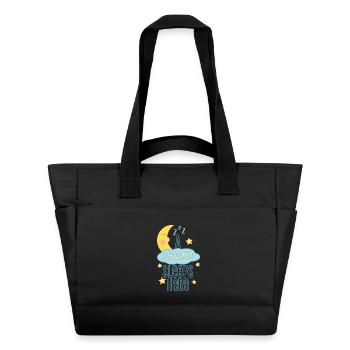 Design Astronaute Rêveur Endormi - Sac matelassé déperlant - noir - Devant
