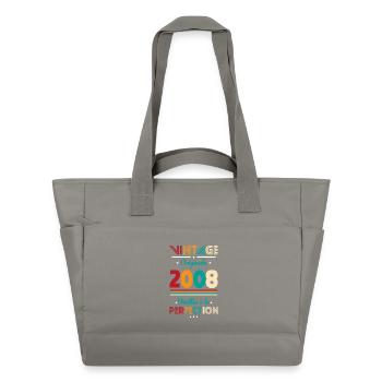 2008 – Vintage – Aged to perfection - Water-Repellent Padded Bag - grey - Front