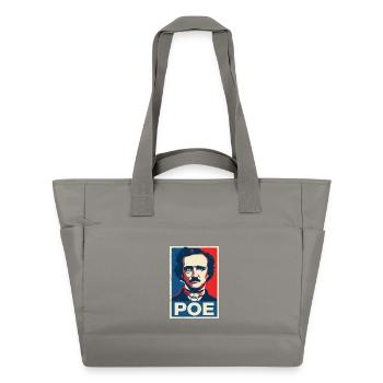 Gotische literarische Porträtplakate - Wasserabweisende Padded Bag - Grau - Vorne