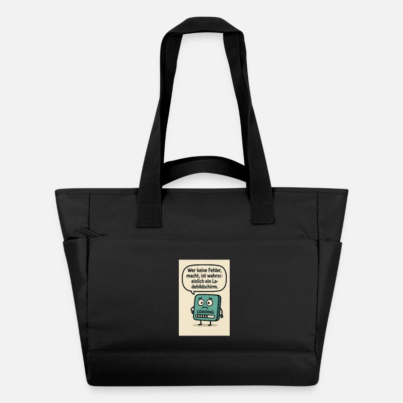 Celui qui ne se trompe pas, - Sac matelassé déperlant - noir