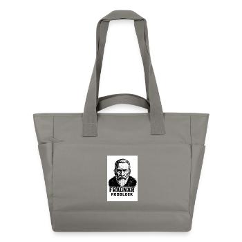 Fragnar Rodblock Wikingerporträt - Wasserabweisende Padded Bag - Grau - Vorne