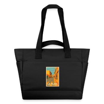 Playa de La Calera - Water-Repellent Padded Bag - black - Front