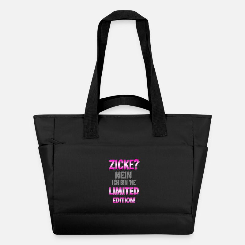 Limitierte Edition Spruch - Wasserabweisende Padded Bag - Schwarz