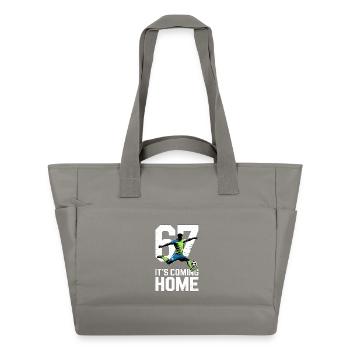 67 – Soccer - Water-Repellent Padded Bag - grey - Front