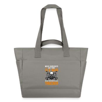 Lkw Fahrer - Wasserabweisende Padded Bag - Grau - Vorne