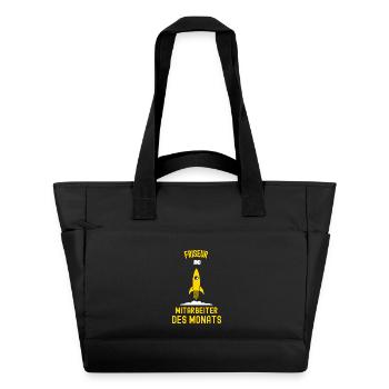 Friseur Mitarbeiter des Monats Frisör Kollege  - Wasserabweisende Padded Bag - Schwarz - Vorne