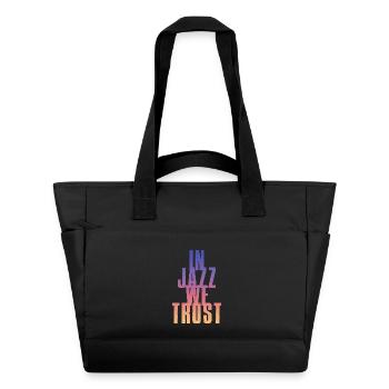 In Jazz we Trust - Water-Repellent Padded Bag - black - Front