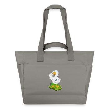 Duck Teacher Book School - Water-Repellent Padded Bag - grey - Front