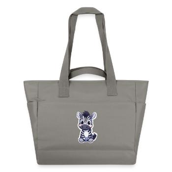 Zebra - Wasserabweisende Padded Bag - Grau - Vorne