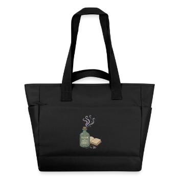 Booktok Fantasy Bookish Humor Geschenk Für - Wasserabweisende Padded Bag - Schwarz - Vorne