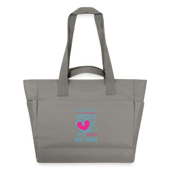 Nurse Gifts Nursing Funny Nurse - Water-Repellent Padded Bag - grey - Front