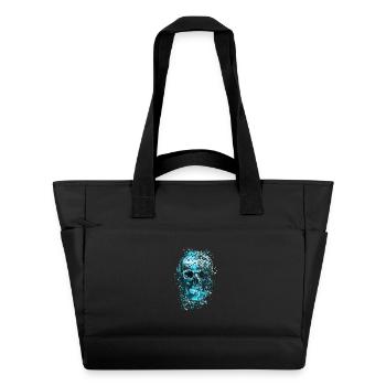 crâne - Sac matelassé déperlant - noir - Devant