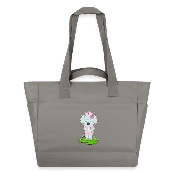 Infirmière canine - Sac matelassé déperlant - gris - Devant