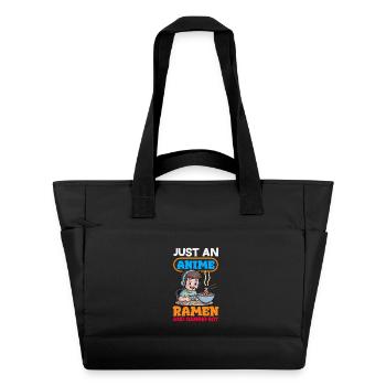 Anime Ramen and Gaming Young Gamers - Water-Repellent Padded Bag - black - Front