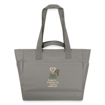 Booktok Fantasy Bookish Humor Geschenk Für - Wasserabweisende Padded Bag - Grau - Vorne
