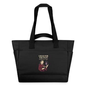 Booktok Fantasy Bookish Humor Geschenk Für - Wasserabweisende Padded Bag - Schwarz - Vorne