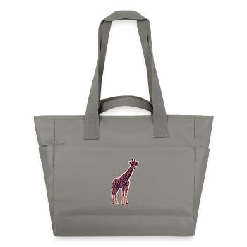 Coole Giraffe Sonnenbrille - Wasserabweisende Padded Bag - Grau - Vorne
