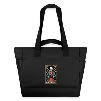 The Broke Magician Skeleton Wizard Tarot - Water-Repellent Padded Bag - black - Front