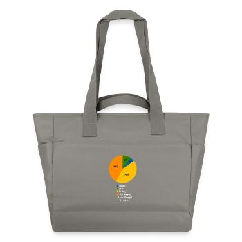 Funny Bowling Coach Definition Noun Slogan - Water-Repellent Padded Bag - grey - Front