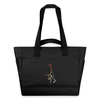 B-Boy Vintage Look - Wasserabweisende Padded Bag - Schwarz - Vorne