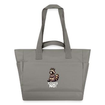 Before You Ask Raccoon Raccoon Raccoon Holder - Water-Repellent Padded Bag - grey - Front