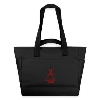 Evil Can Never Be Dead Enough - Wasserabweisende Padded Bag - Schwarz - Vorne