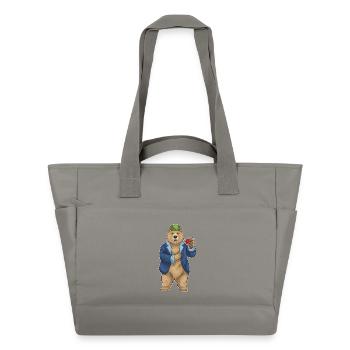 Bear Poker Jetons de poker - Sac matelassé déperlant - gris - Devant