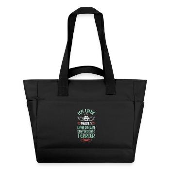 Amour américain du Staffordshire - Sac matelassé déperlant - noir - Devant