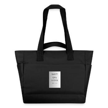 Don’t Give a Fuck - Wasserabweisende Padded Bag - Schwarz - Vorne