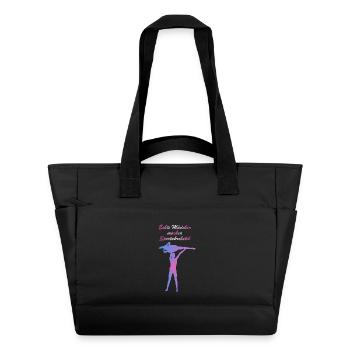 Echte Mädchen Sportakrobatik - Wasserabweisende Padded Bag - Schwarz - Vorne