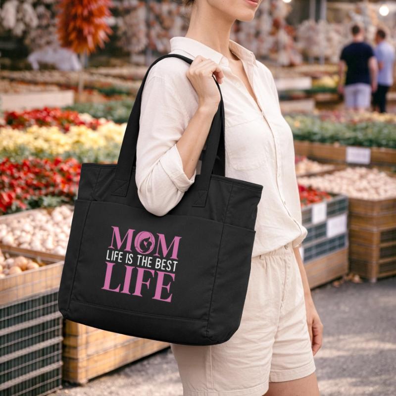 Das Leben der Mutter ist das beste Leben Wasserabweisende Padded Bag