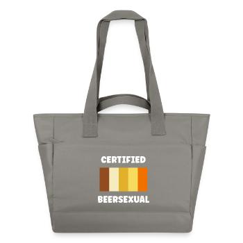 Palette bière chaude Beersexual   - Sac matelassé déperlant - gris - Devant