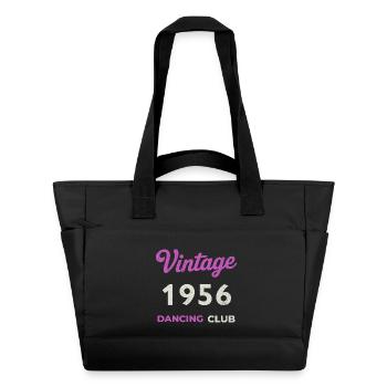 Vintage 1956 – Dancing Club Retro Geburtsjahr - Wasserabweisende Padded Bag - Schwarz - Vorne