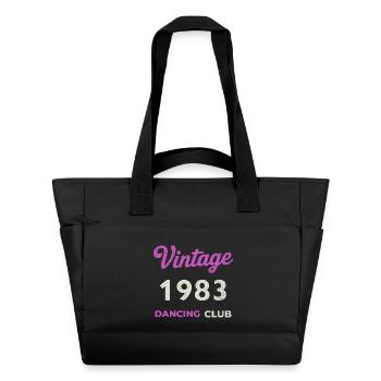 Vintage 1983 – Dancing Club Retro Geburtsjahr - Wasserabweisende Padded Bag - Schwarz - Vorne