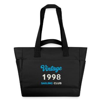 Millésime 1998 – Année de naissance rétro du Yachting Club - Sac matelassé déperlant - noir - Devant