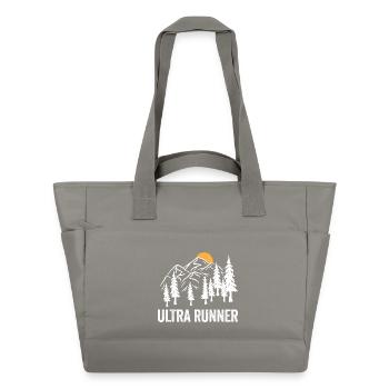 Ultra coureur - Sac matelassé déperlant - gris - Devant